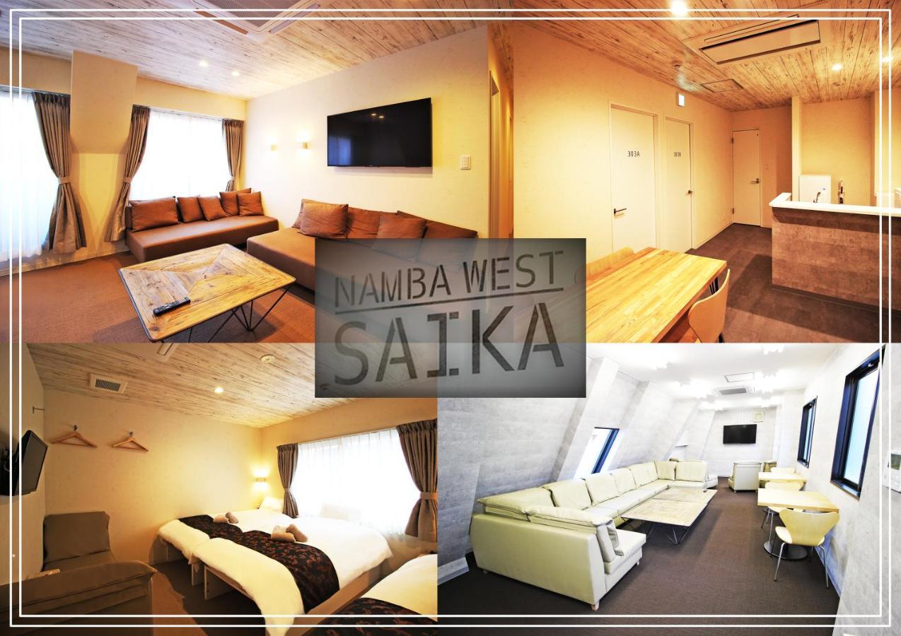 Appartamento Namba West Saika Osaka Esterno foto